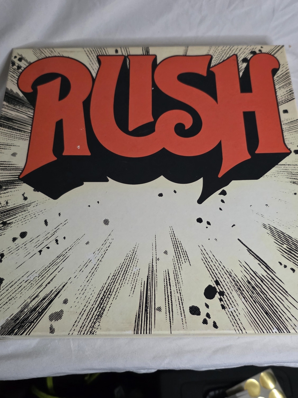 Rush Bold Red and Black Wall Art Poster